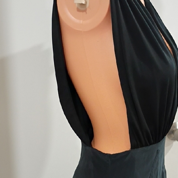 Vena Cava Black Backless Dress - Picture 2 of 5
